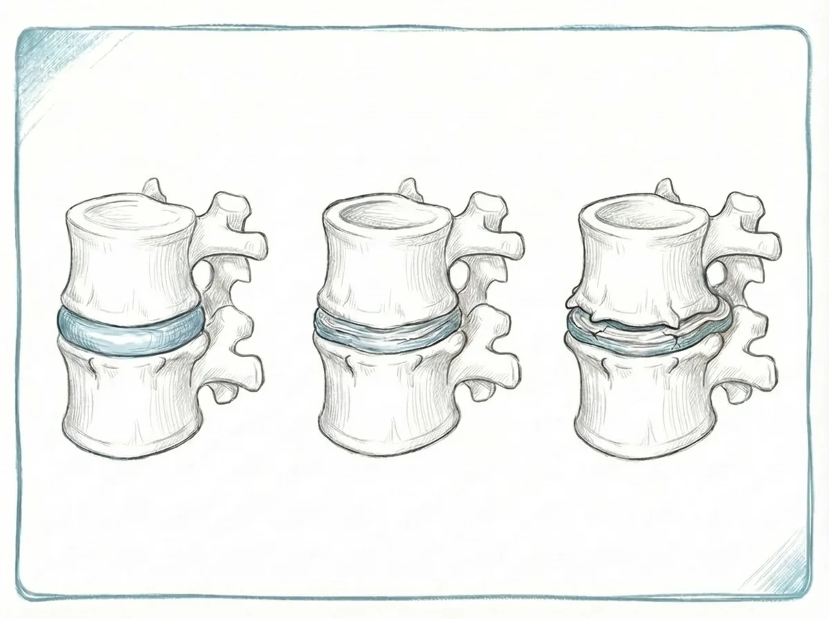 Degenerative disc disease illustration